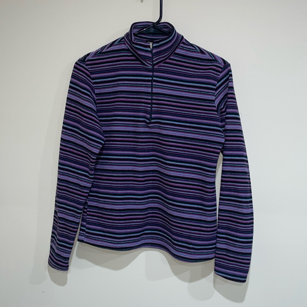 Patagonia Capilene Purple Half Zip Pull Over - Size S